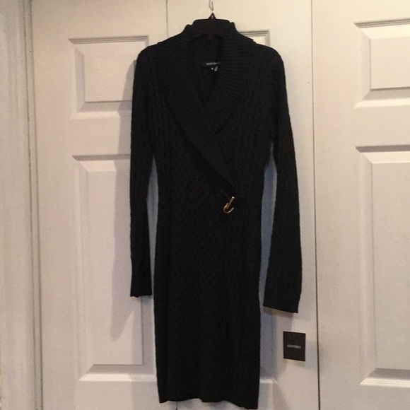 Ellen Tracy Green Sweater Dress - Picture 1 of 3